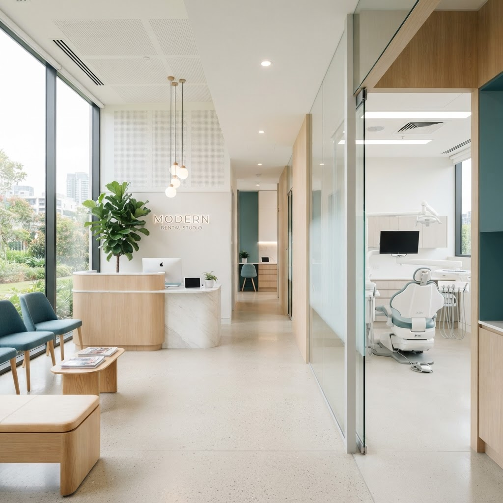Den ljusa, moderna kliniken Shine Dental i Göteborg